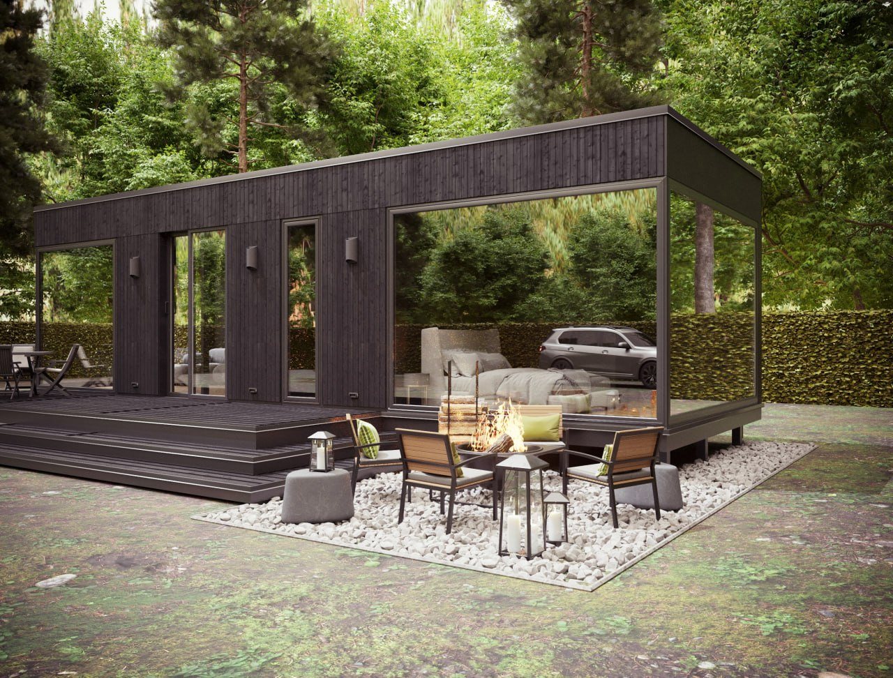 Exterior design of a house