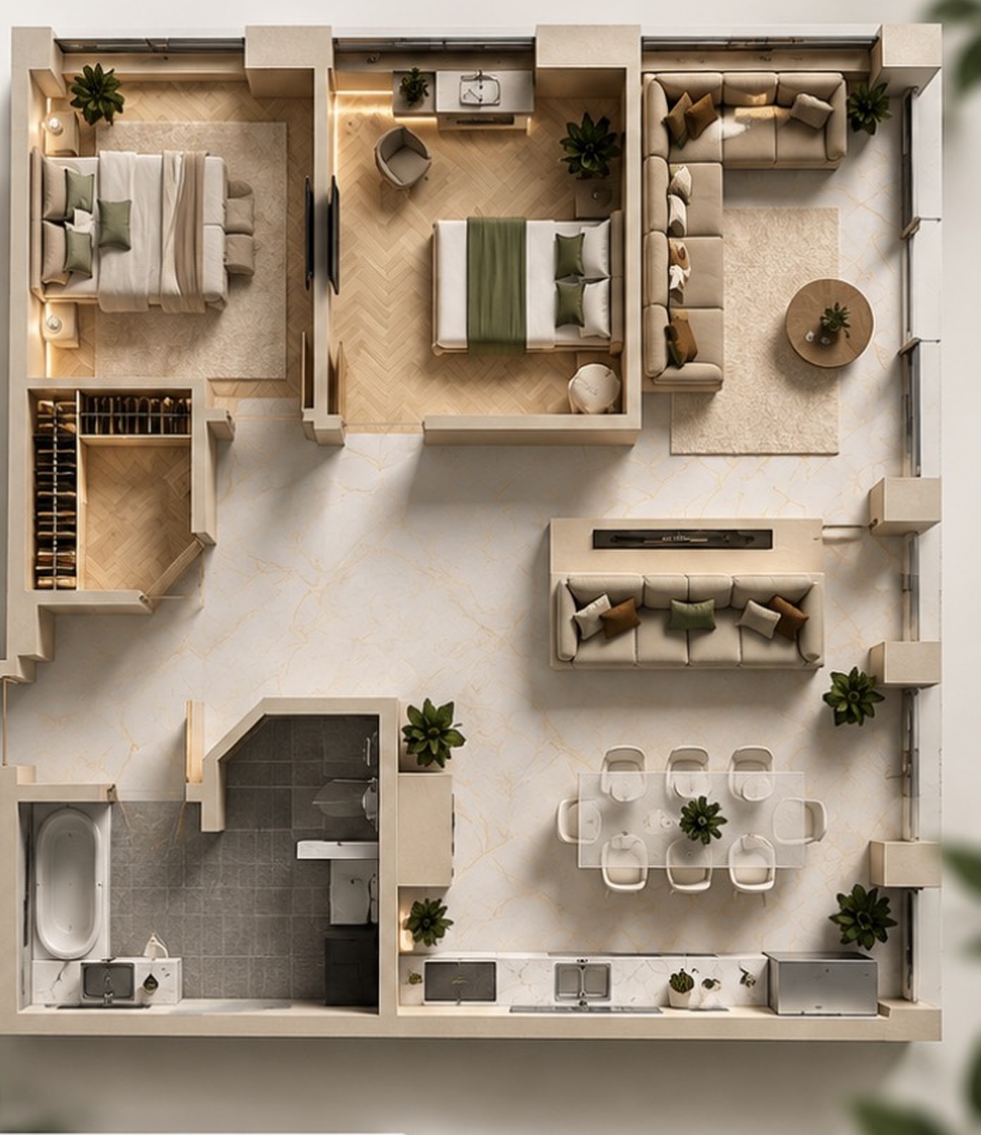 3D floor plan